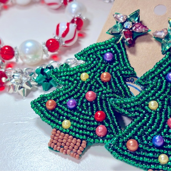 Festive Holiday Jewelry Set Halloween and Christmas 7 Piece - Picture 3 of 8